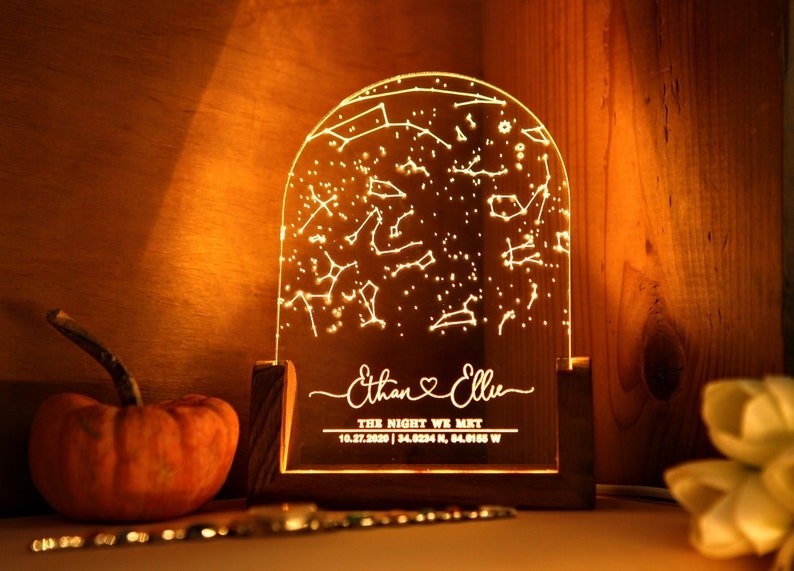 Custom Star Map LED Lamp
