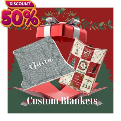 Christmas Customized Blanket - Dreamy-custom