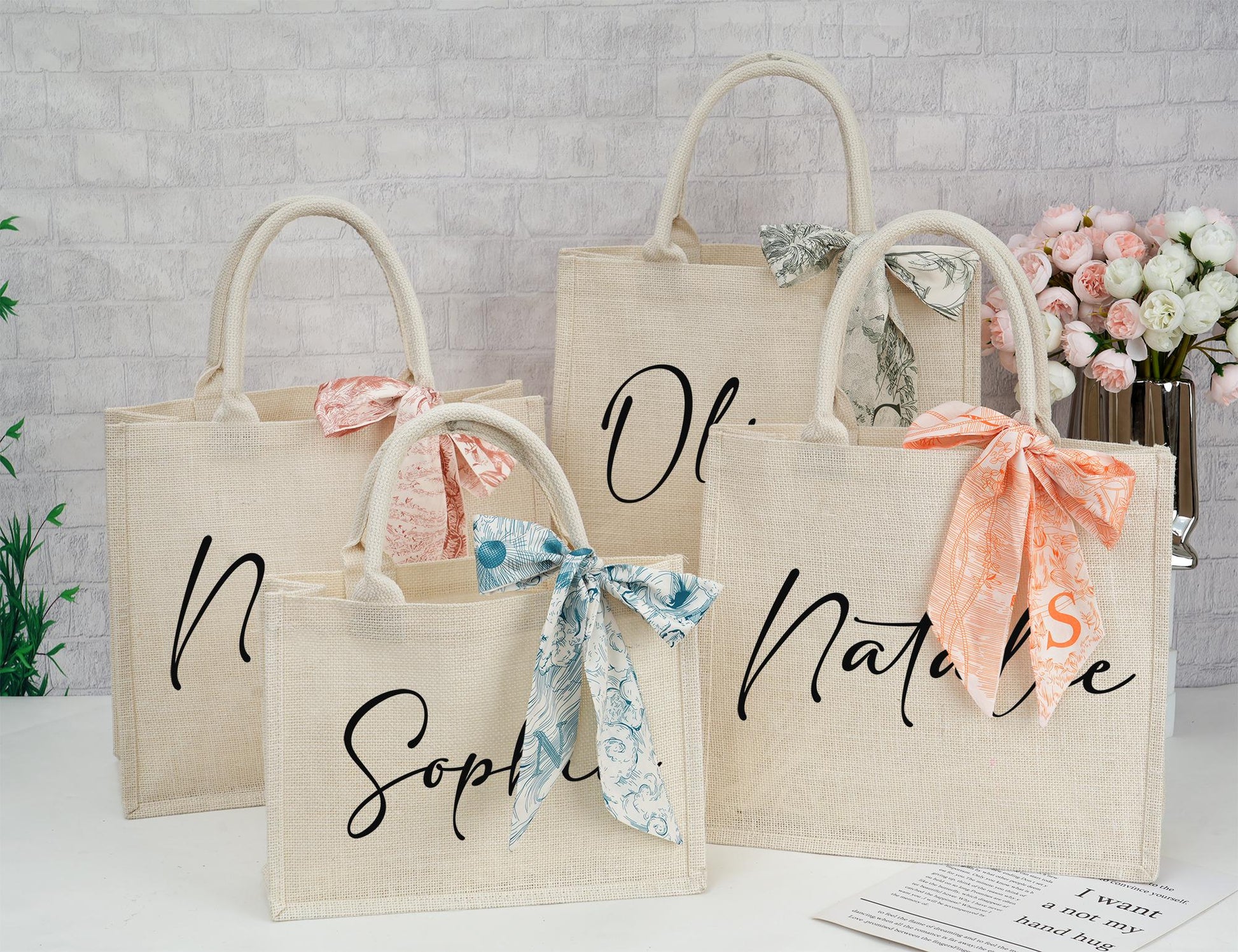 Bridesmaid Bags Custom Beach Tote Bridesmaid Beach Bag Tote Bag