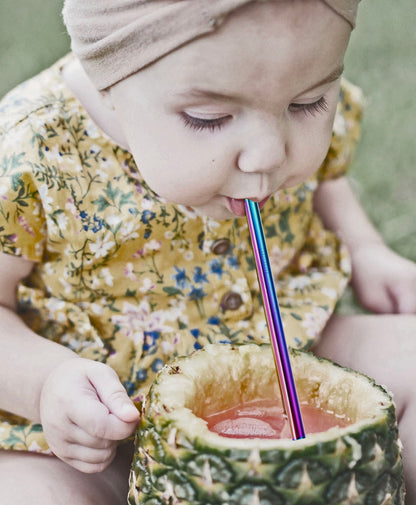 Custom Eco - Friendly Metal Straw Set - Dreamy Custom