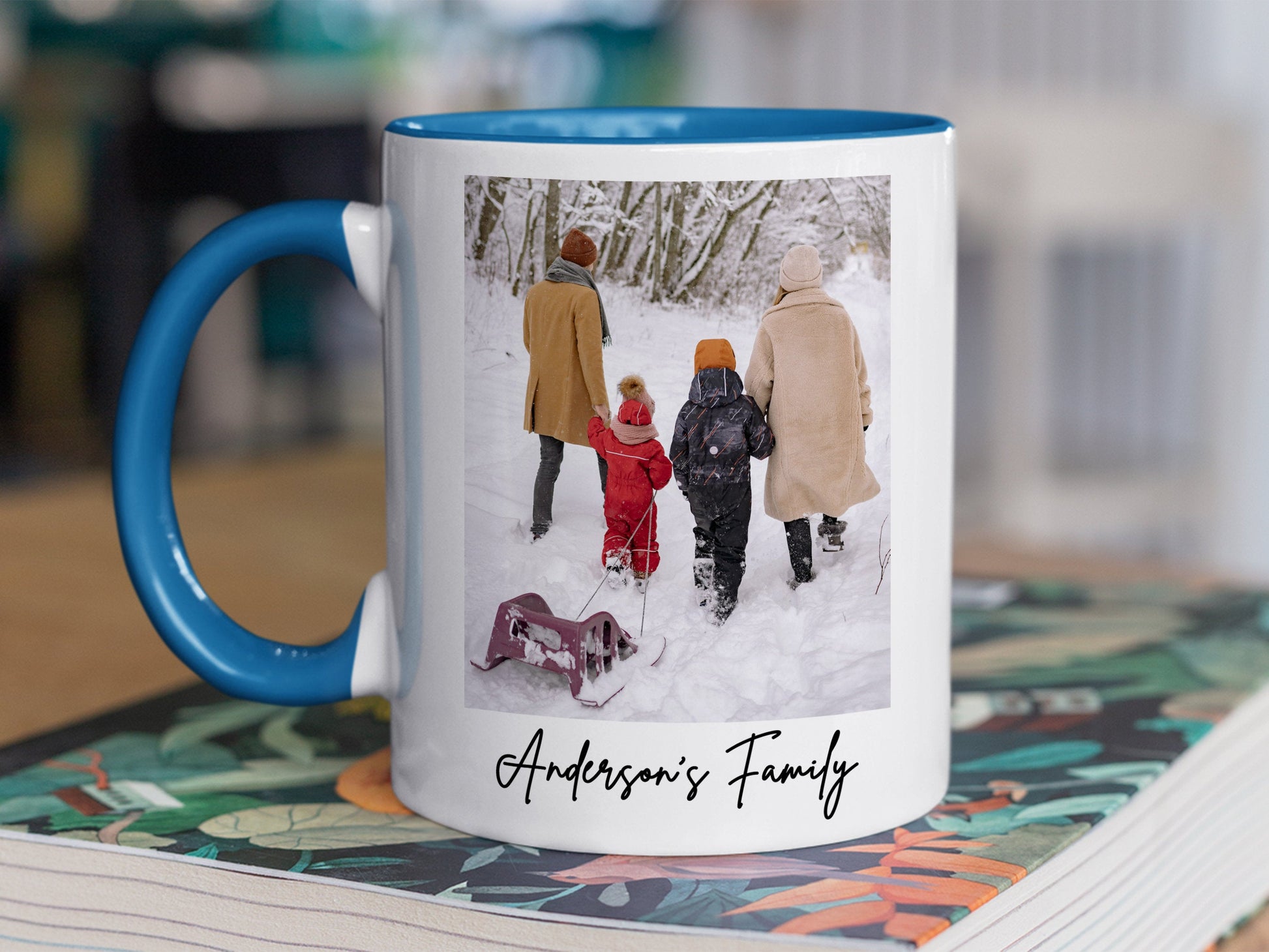 Custom Mug With Photo And Text - Dreamy Custom