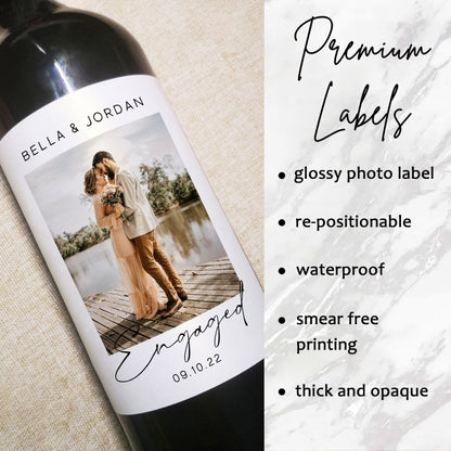 Custom Photo Wine Label - Dreamy Custom