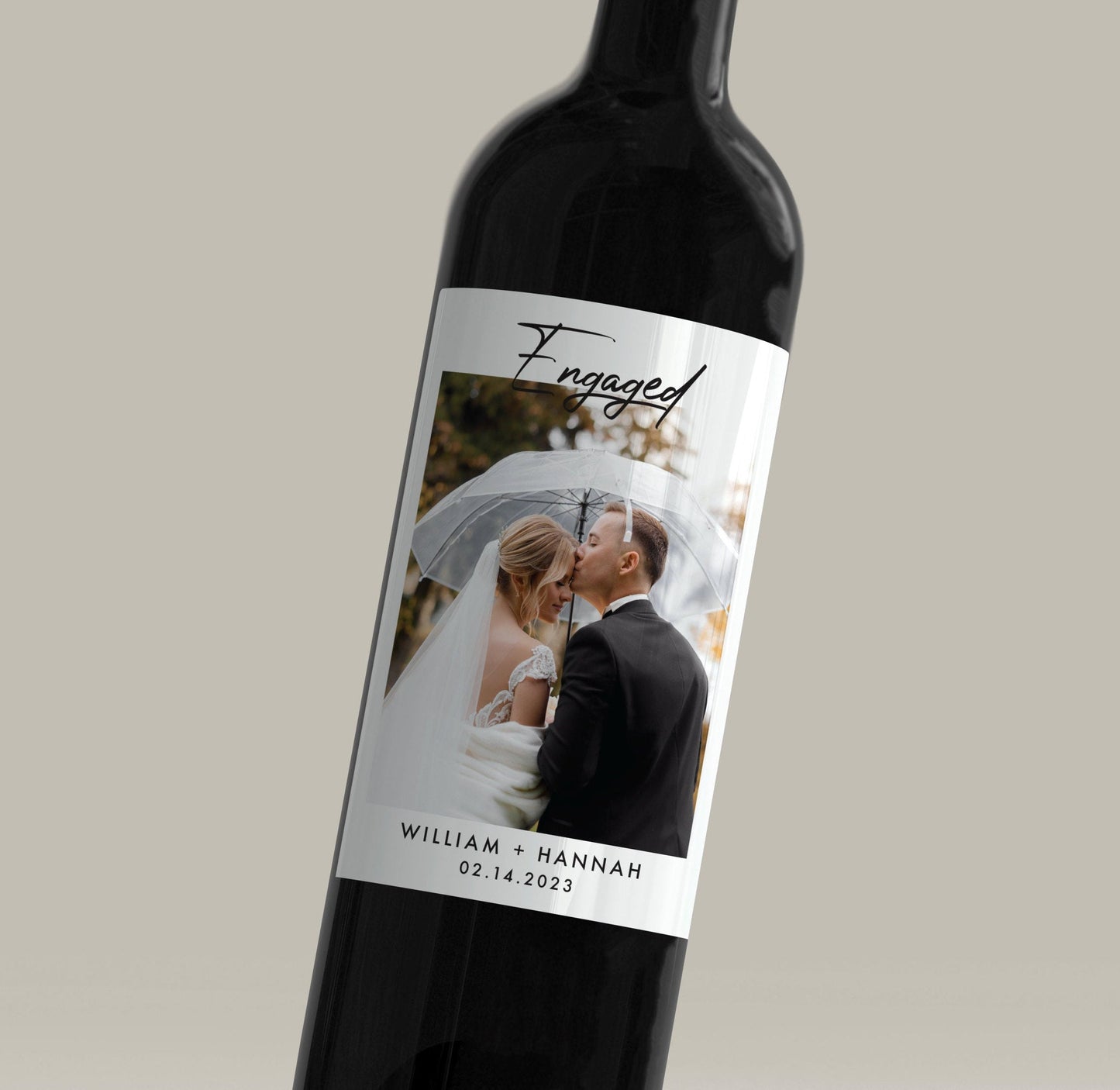 Custom Photo Wine Label - Dreamy Custom