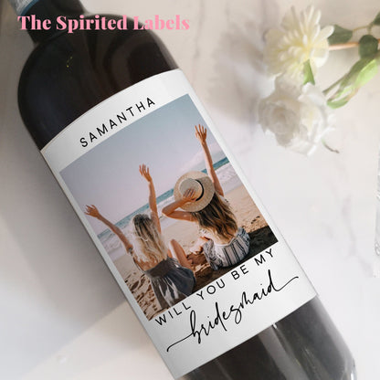 Custom Photo Wine Label - Dreamy Custom