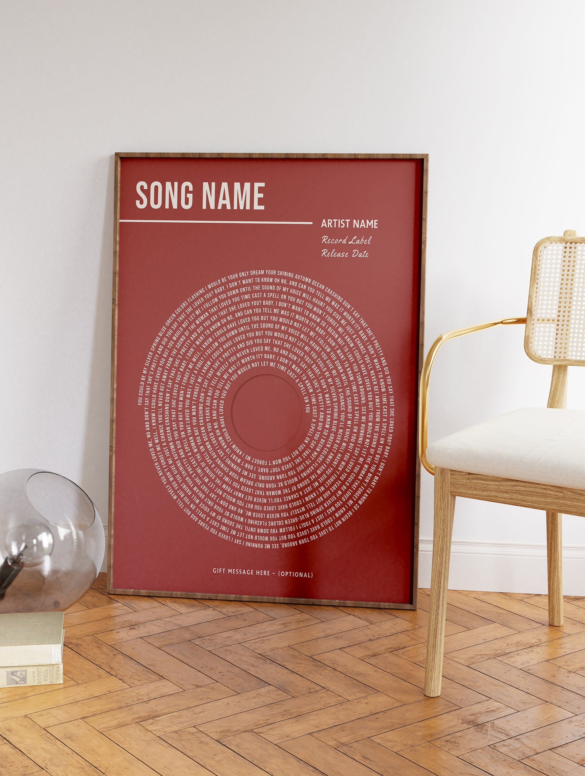 Personalised Music Poster Print - Dreamy Custom