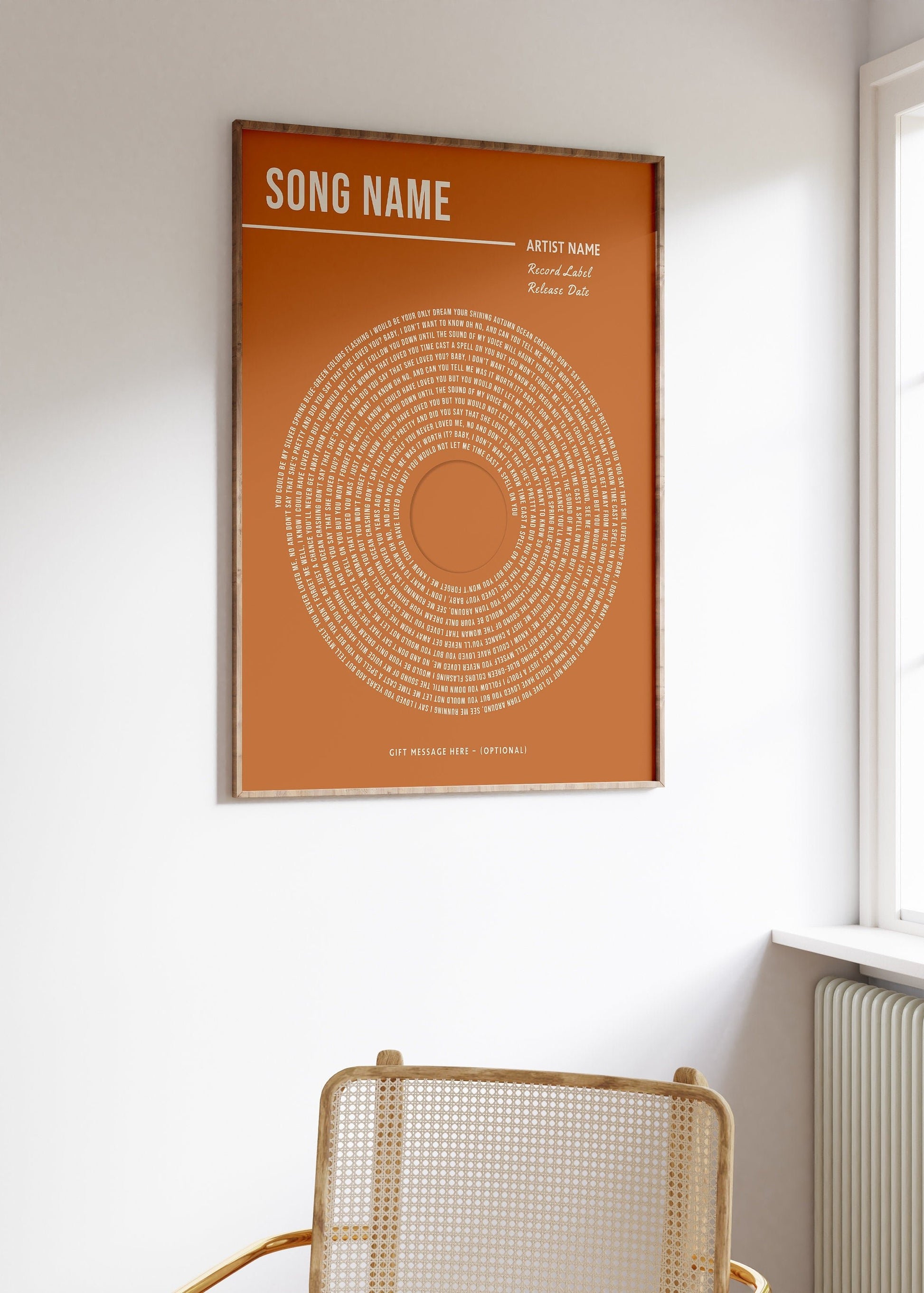 Personalised Music Poster Print - Dreamy Custom