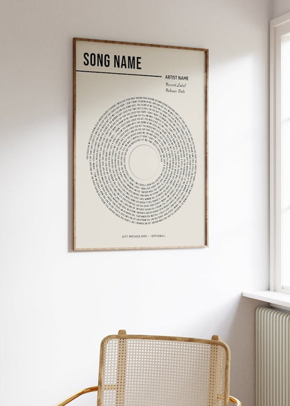 Personalised Music Poster Print - Dreamy Custom