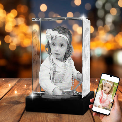 Personalized 3D Crystal Photo Landscape