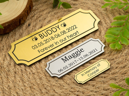 Personalized Brass Plate - Dreamy Custom