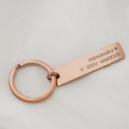 Personalized Engraved Keychain - Dreamy Custom