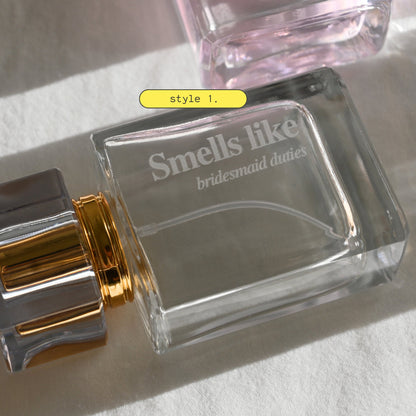 Personalized Engraved Perfume Bottle - Dreamy Custom