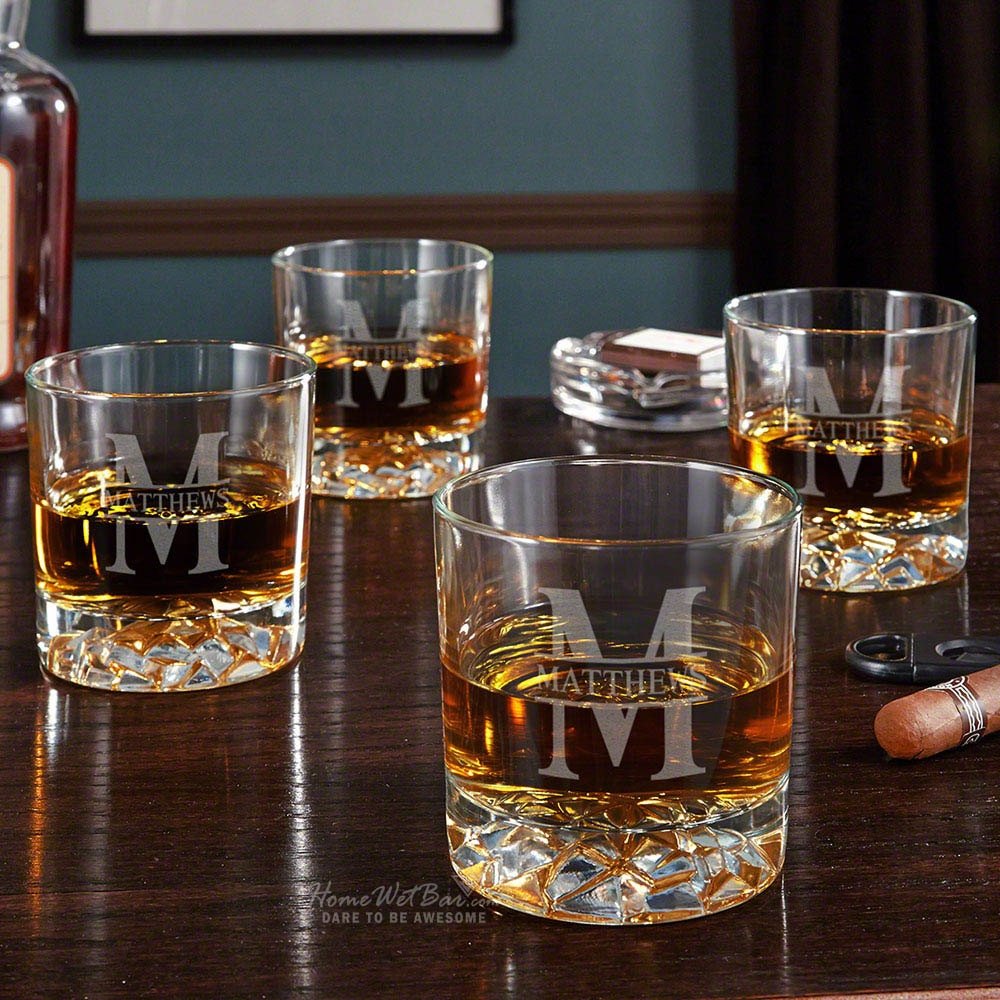 Personalized Whiskey Glasses - Dreamy Custom