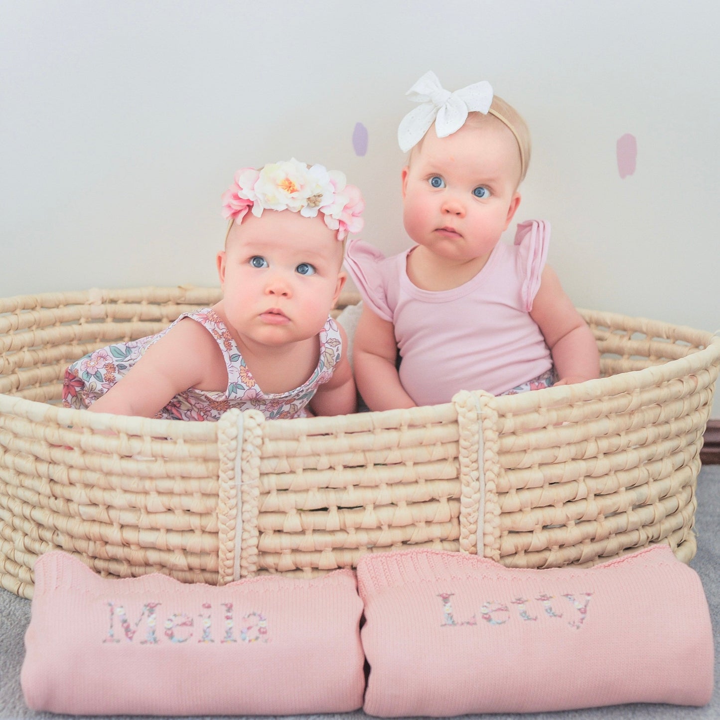 Personalisierte Babydecke aus Bio-Baumwolle 