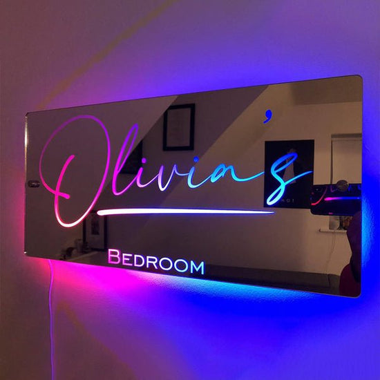 Personalised Name Mirror - Light Up Mirror for Her – Dreamy Custom™