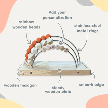 personalized-boho-abacus-rainbow-nursery-decor-in-detail