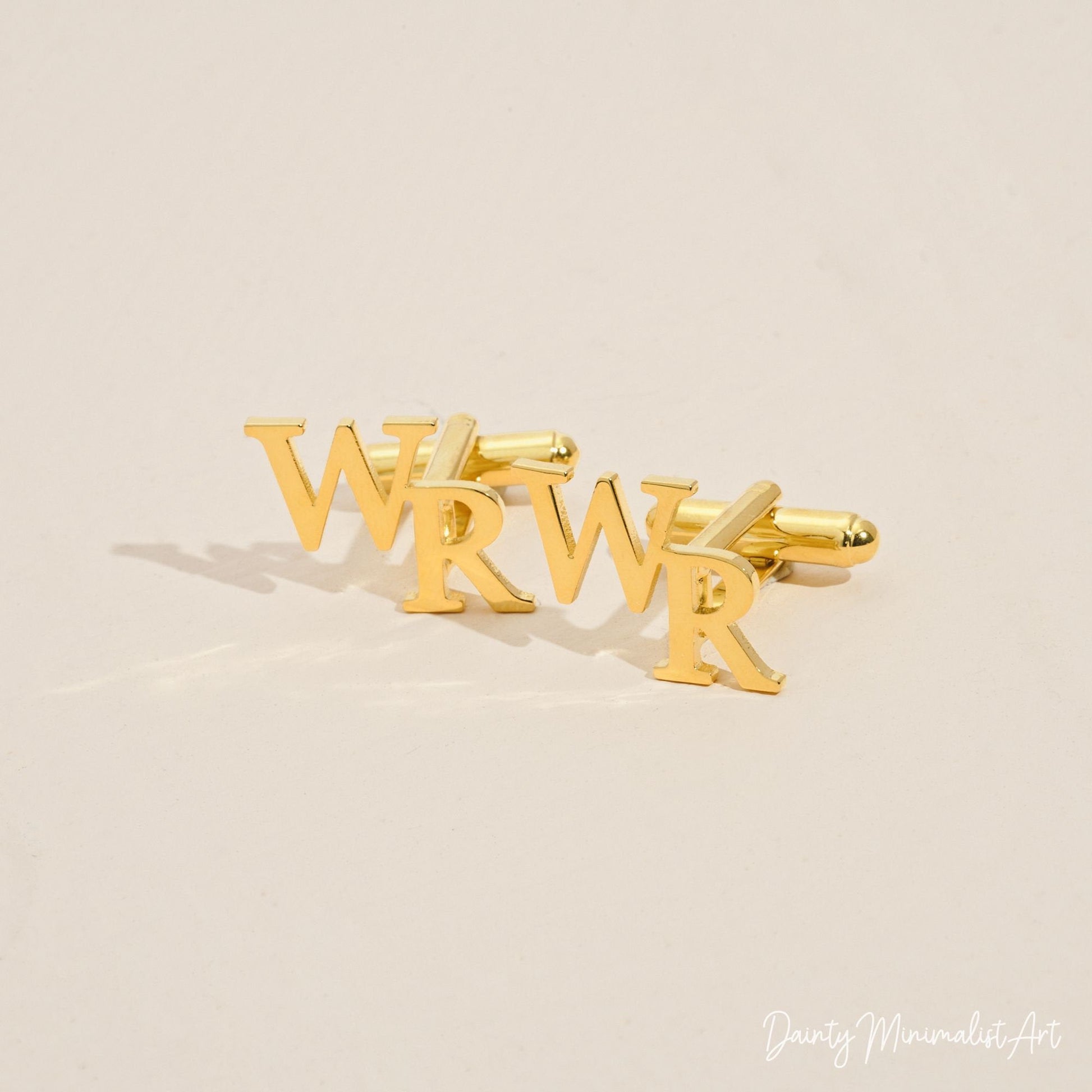 personalized-gold-initial-cufflinks-unique-design