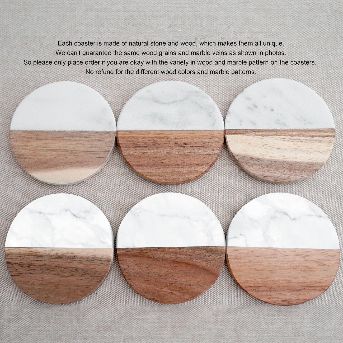 personalized-marble-wood-coaster-set-material-instruction