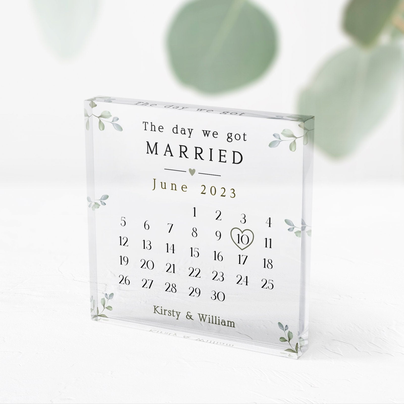 personalized-wedding-keepsake-Acrylic-Calendar-name-custom