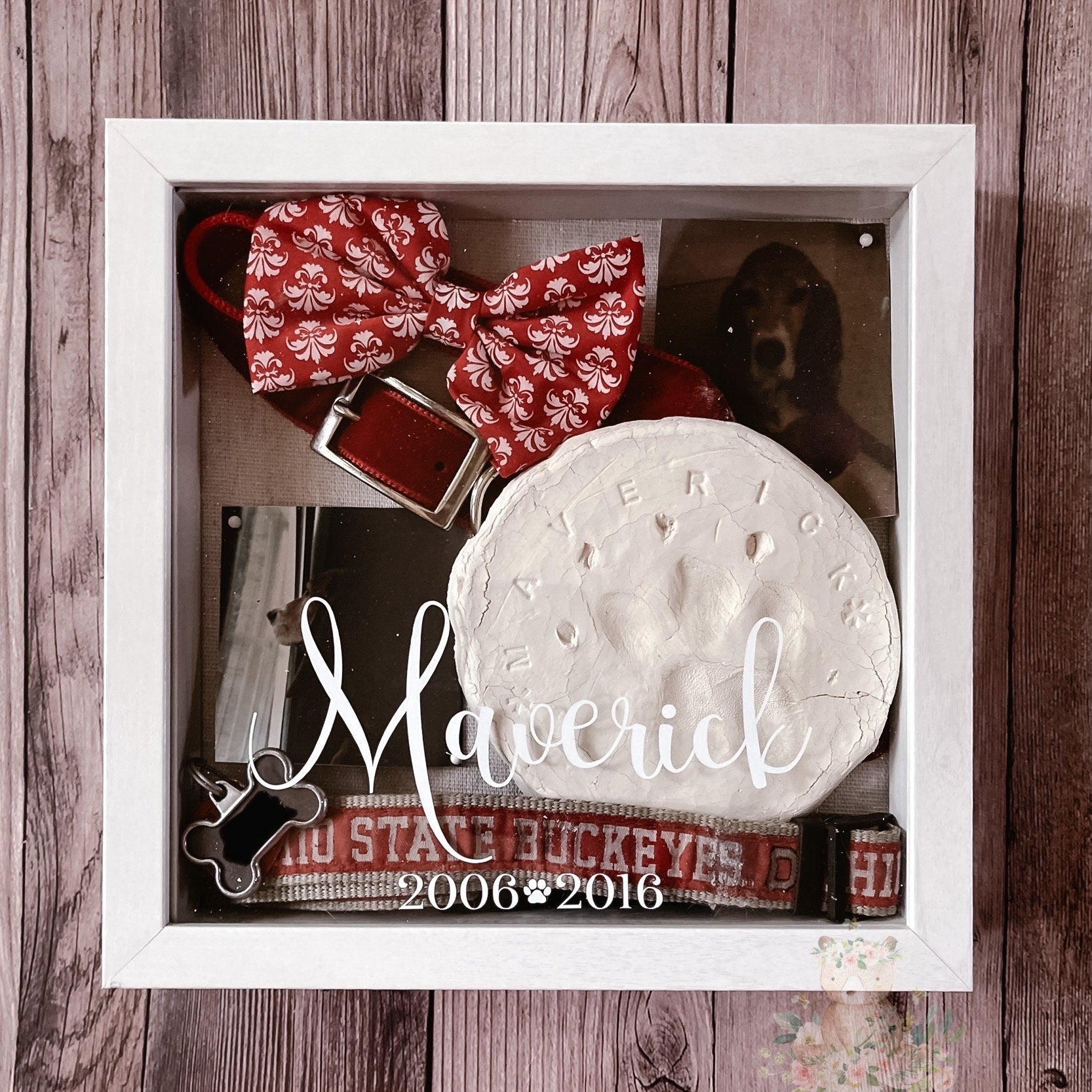Wedding keepsake shadow box | Honestweddingadvice.com